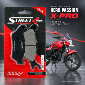Pastillas de Freno Hero Passion Plus Pro X Pro 66BHP Street Plus - Nuevas - Product Image 2