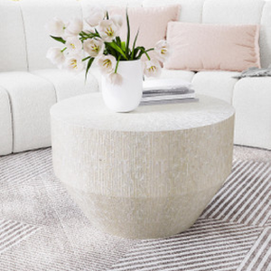 Mesa centrada de lujo con incrustaciones de hueso para sala de estar Consola de mesa de té elegante de gama alta india a precio de fábrica al por mayor - Product Image 3