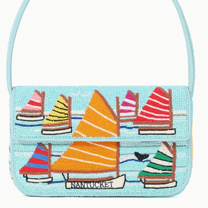 Indian Women Bohemian Style Cotton Boho Messenger Bag Handmade <b>Beaded</b> Clutch Zipper <b>Large</b> Capacity Evening Shopping Shoulder Bag - Product Image 1