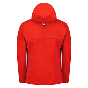 Chaqueta con capucha y cremallera Softshell de poliéster para hombre de alta calidad, chaqueta deportiva impermeable con estilo y logotipo personalizado - Product Image 3