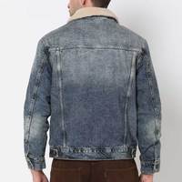 Qualité supérieure Prix bas Vêtements d'hiver Veste en jean pour homme Nouveau design Logo de marque imprimé Fabricant pakistanais Veste en jean