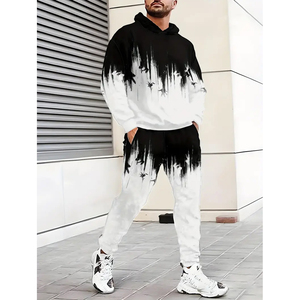 Buena calidad Mejor Slim Fit Hombres Fitness Workout Wear Sublimación Imprimir Hombres Chándales Regular Fit Cómodos Chándales de algodón - Product Image 1
