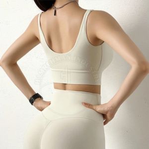 Conjunto de Yoga de 3 Piezas para Mujer con Logotipo Personalizado 2024, 100% Algodón, Sin Costuras, Acanalado, Manga Larga, Ropa Deportiva de Alta Calidad para Gimnasio - Product Image 3