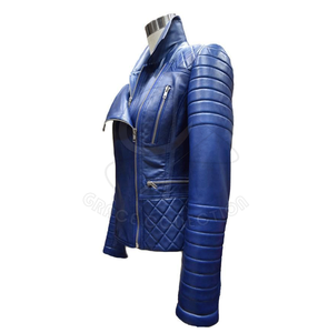Chaqueta de piel de oveja de alta calidad para mujer con mangas largas Procesamiento de punto Etiqueta privada Best Seller - Product Image 3