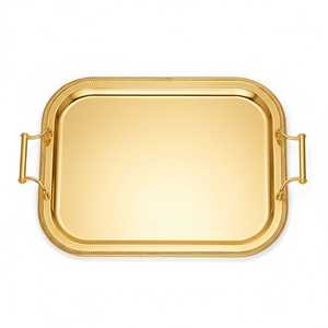 Bandeja de Servicio de Acero Inoxidable con Acabados Personalizados de Moda, Apta para Lavavajillas, Platos para Cocina, Bodas y Restaurantes - Product Image 4