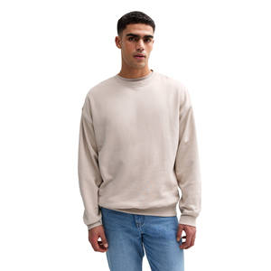 Custom <b>Men's</b> Eco-Friendly Fleece Pullover Sweatshirt-100% Cotton Breathable <b>Lined</b> Design loosefit Winter Fashion Casual - Product Image 3