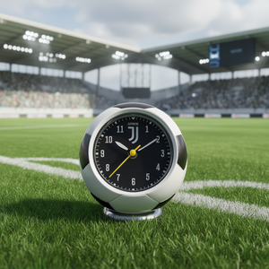 JUSTAMINUTE Juventus White and <b>Black</b> Alarm <b>Clock</b> JA7082JU1 - Product Image 3