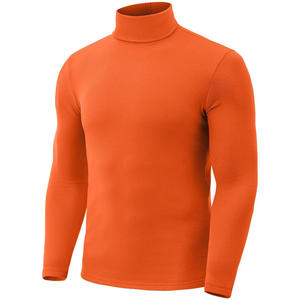 Men <b>Long</b> <b>Sleeve</b> Mock Neck Pullover Custom Fit Casual Sweatshirt <b>Top</b> OEM ODM Stylish Layering Apparel - Product Image 4