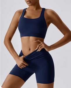 Pantalones cortos de yoga para mujer Pantalones cortos ajustados para gimnasio Fitness Correr Gimnasio Pantalones cortos de yoga para mujer - Product Image 2