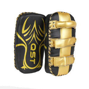 Almohadillas de entrenamiento de Kickboxing MMA de cuero de alta calidad Muay Thai Kicking Blocking por encargo Aceptar diseño de logotipo privado - Product Image 6