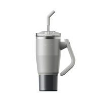 HAERS Vente à chaud Tasse isolée sous vide à double paroi Tasse de voyage en acier inoxydable 32oz 40oz Gobelets avec couvercles paille et poignée