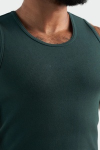 Débardeurs de sport personnalisés pour hommes en gros, 100 % coton, séchage rapide, respirants, col rond, style streetwear, modèle BFS-TT-004 - Product Image 5