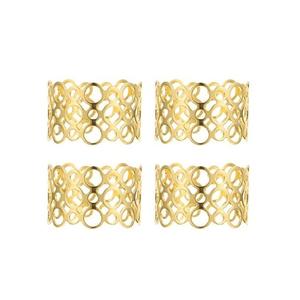 Élégant rond de serviette en laiton fabriqué à la main de style vintage pour salle à manger formelle et décoration de table de luxe Inspiration - Product Image 5