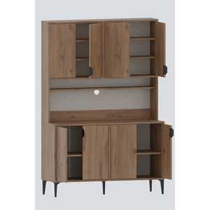Cuisine Moderne Harmony Maxi 8 Kapakl Wood Kahve Kesi avec structure en contreplaqué - Product Image 4