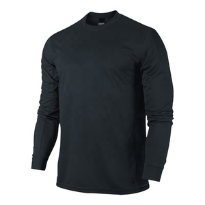 Hot Sale Men's High Quality Polyester Fitness <b>Compression</b> Shirts Comfortable Long Sleeves Trending Prints Breathable Knitted - Product Image 5