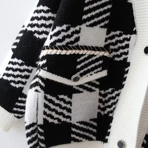 สเวตเตอร์คอวีของผู้หญิงเสื้อกันหนาวผู้หญิงหลากสีสำหรับฤดูใบไม้ร่วงฤดูหนาว - Product Image 6