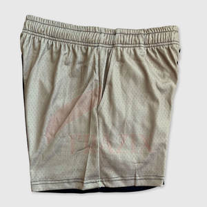 กางเกงขาสั้นผ้าแคนวาสพิมพ์ลายโลโก้คุณภาพสูง ระบายอากาศ แห้งเร็ว เอวยางยืด สีพื้น ลวดลายเรียบง่าย สไตล์ลำลอง สำหรับผู้ชาย - Product Image 2