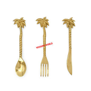 Fabricante de cubiertos de metal Cubiertos hechos a mano de excelente calidad Artículos de hotel Artículos de Mesa para el hogar Cubiertos de metal de diseñador - Product Image 1