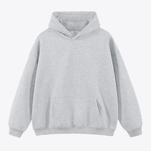 เสื้อฮู้ดสไตล์สตรีทผ้าคอตตอนผ้าเกล็ดปลาแบบ100% ผ้าเกล็ดปลาแบบปรับแต่งได้สไตล์วินเทจ - Product Image 5