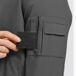 Chaqueta de bombardero de producto de alta tendencia a prueba de viento cálida para invierno manga larga chaqueta de bombardero cómoda para hombres - Product Image 6