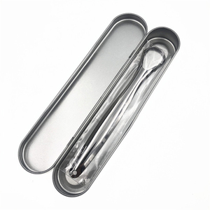 3 1 Personalized High Quality <b>Metal</b> <b>Tongue</b> Cleaner Stainless Steel Flexible Handle <b>Tongue</b> <b>Scraper</b> Kit Travel Case for Home - Product Image 3