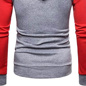 Haute qualité 390gsm hommes chauffant polaire pull à capuche vêtements d'hiver Polyester/coton sweat en relief solide motif impression - Product Image 5