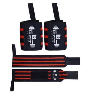 Custom Logo Adjustable <b>Wrist</b> Band Elastic Cotton Compression <b>Gym</b> <b>Wrist</b> Support <b>Wraps</b> for Fitness Weight Lifting Custom <b>Wrist</b> - Product Image 2