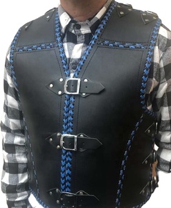 Chaleco de Cuero Personalizado para Hombre, Chaleco Informal Americano, Insignia Bordada - Product Image 6