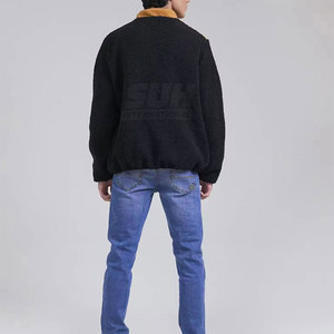 เสื้อแจ็คเก็ตเชอร์ปาผ้าฝ้ายฟลีซคุณภาพพรีเมียม เป็นมิตรกับสิ่งแวดล้อม ระบายอากาศได้ดี สำหรับฤดูหนาว คอตั้ง ปักโลโก้ด้านหน้าได้ตามต้องการ สำหรับผู้ชาย - Product Image 2