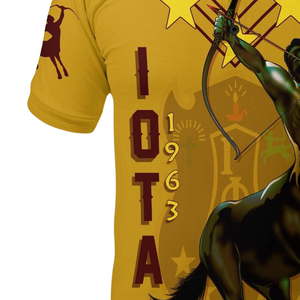 Iota phi theta เสื้อโปโลผู้ชาย1963คลาสสิกเสื้อพี่น้องกรีกปักลายวิทยาลัย - Product Image 3