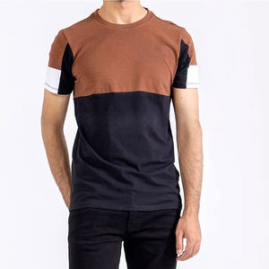 Camiseta para hombre, camisas de talla grande para hombre, camisetas personalizadas de cuello redondo de Color sólido de alta calidad con todas las tallas cómodas OEM - Product Image 1