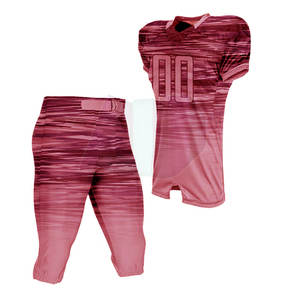 Gamme de vêtements de sport pour équipes : Uniforme de football américain respirant à manches courtes, haute qualité, favorisant la performance et le confort - Product Image 4