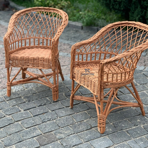 Vietnam Supplier Eco-Friendly Natural Wicker Rocking Chair for <b>Kids</b> Toddler Armchair <b>Dining</b> Furniture Wood Rattan Seat Chair - Product Image 4