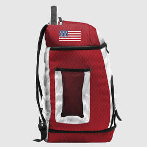 Sac à dos unisexe avec logo personnalisé, design tennis, vente en gros, fabrication sur mesure, sac à dos de cheerleading sublimé, qualité supérieure - Product Image 3