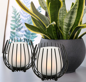 เชิงเทียนลวดสีดำสำหรับตกแต่งบ้านที่วางเทียนตกแต่ง - Product Image 3