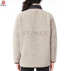 2023 venta al por mayor mujeres Polar Sherpa chaqueta de moda mujer cálida chaqueta interior de lana - Product Image 2