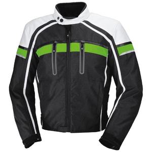 Chaqueta deportiva de cuero de piel de oveja para hombre, chaqueta de lona para carreras de motos con cuello levantado, venta al por mayor - Product Image 6