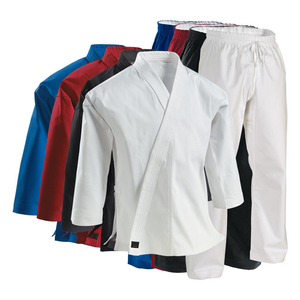Mẫu Tùy Chỉnh Và Có Thương Hiệu Đồng Phục Karate Được WKF Phê Duyệt Màu Xanh Karate Gi - Product Image 2