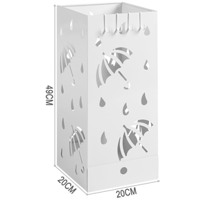 Vuông kim loại giữ ô với nước có thể tháo rời bộ sưu tập khay 4 móc mbrella Motif ô giá - Product Image 2