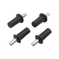 Piston à ressort indexable avec boîtier en aluminium usiné CNC, à dégagement rapide et verrouillage, pour positionnement de meubles et de cloisons