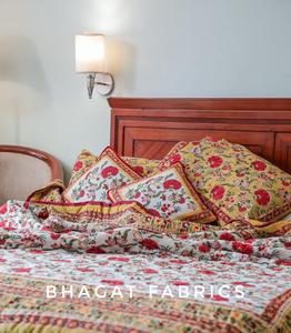 Pure Cotton Hand Block Print <b>Cushion</b> Traditional Pillow <b>Cover</b> Home Decor Throw Indian <b>Sofa</b> <b>Cushion</b> <b>Cover</b> - Product Image 2