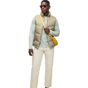 Vestes sans manches pour hommes, coupe ajustée, fermeture éclair intégrale, haute qualité, design personnalisé, collection hiver 2026, style décontracté, vente en gros - Product Image 2