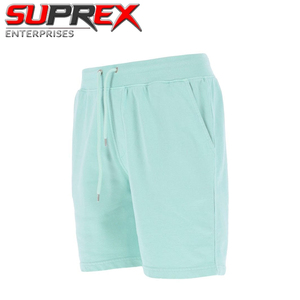 Custom Mens Knitted Fleece Shorts Soft Cotton <b>Drawstring</b> Elastic Waist Gym Casual Comfortable Streetwear Activewear - Product Image 4