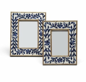 Magnifiquement fait à la main Antique Bone Inlay Photo Frame os incrustation cadres photo et album photo accessoires fabricant en Inde p - Product Image 2
