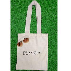 Bolsa de compras de lona pesada impresa personalizada Eco-Reciclable y reutilizable en color natural para compras de comestibles - Product Image 4