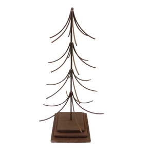 Étoile décorative unique en fer avec support vert et cuivre anti pour la décoration de Noël Design moderne de table personnalisé en gros - Product Image 6