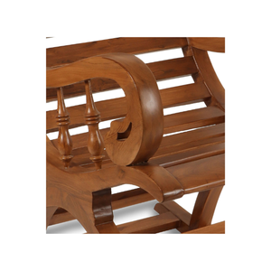 เก้าอี้โยกไม้สักคลาสสิกกลางแจ้งเก้าอี้ผ่อนคลายทำด้วยมือสำหรับสวนและ porchaaa - Product Image 5