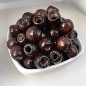 Cuentas de Madera de 10 mm, Forma y Color Personalizados, Cuentas de Madera con Forma y Tamaño Artesanales, Producto Indio - Product Image 2