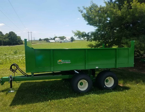 Remolque de descarga de servicio pesado TurfTime Modelo Ancho total 80 Capacidad de remolque 7 toneladas de caballos de fuerza 50-75 HP para tractor - Product Image 5