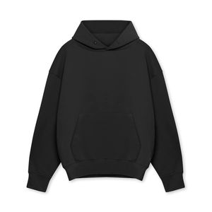 Vente en gros Hiver Hommes Brodés Personnalisé 100% Coton Vintage Casual Loose Pullover Hoodies Service OEM - Product Image 2